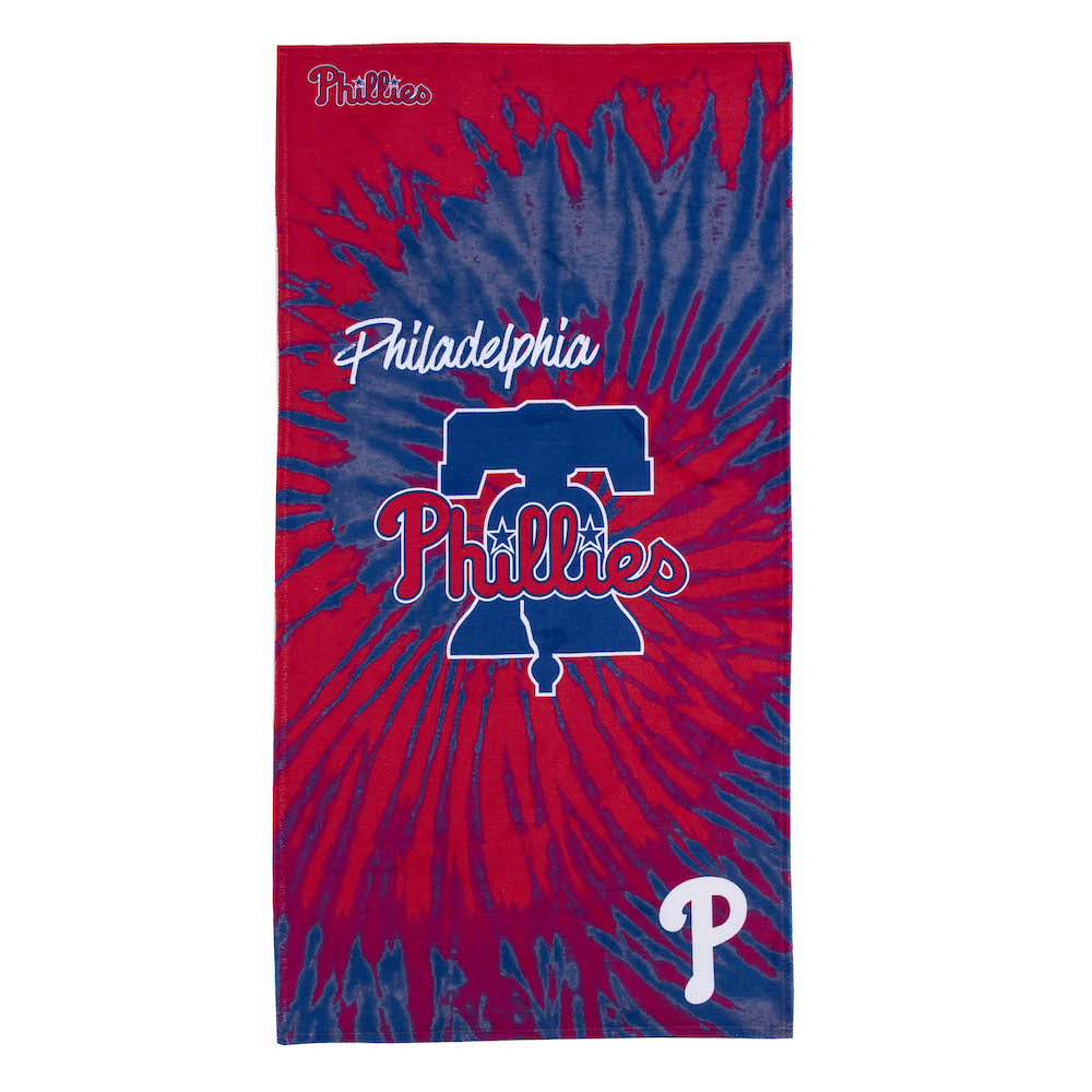 Philadelphia Phillies Pyschedelic 30x60 Beach Towel