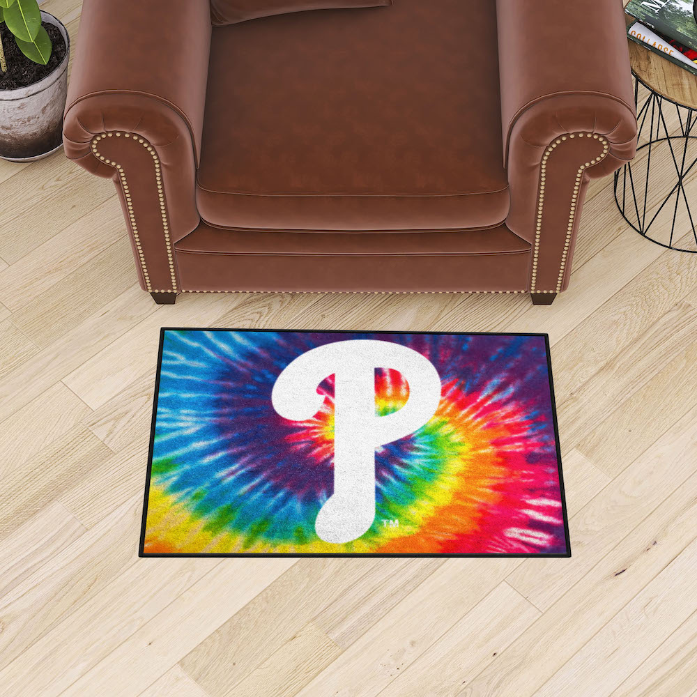 Philadelphia Phillies TIE-DIE 20 x 30 Starter Floor Mat