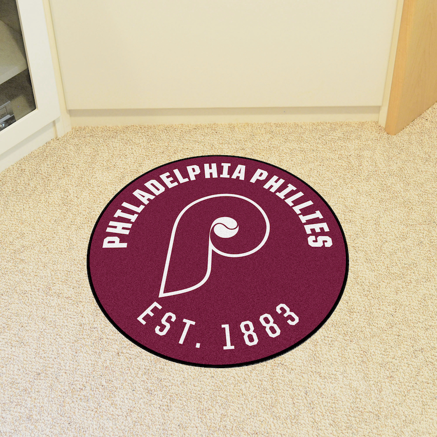 Philadelphia Phillies MLBCC Vintage Roundel Mat Throwback Logo