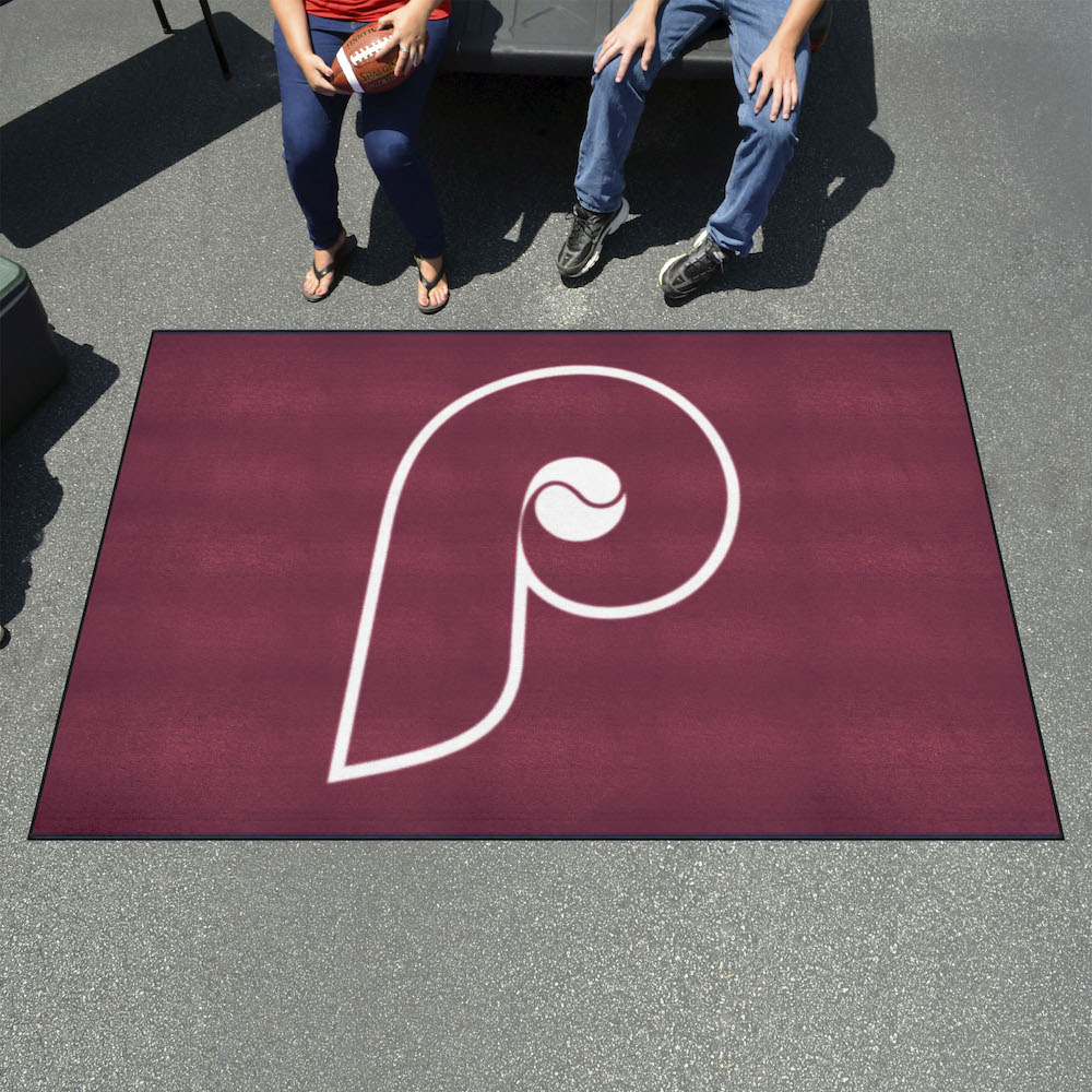 Philadelphia Phillies MLBCC Vintage ULTI-MAT 60 x 96 Rug Throwback Logo