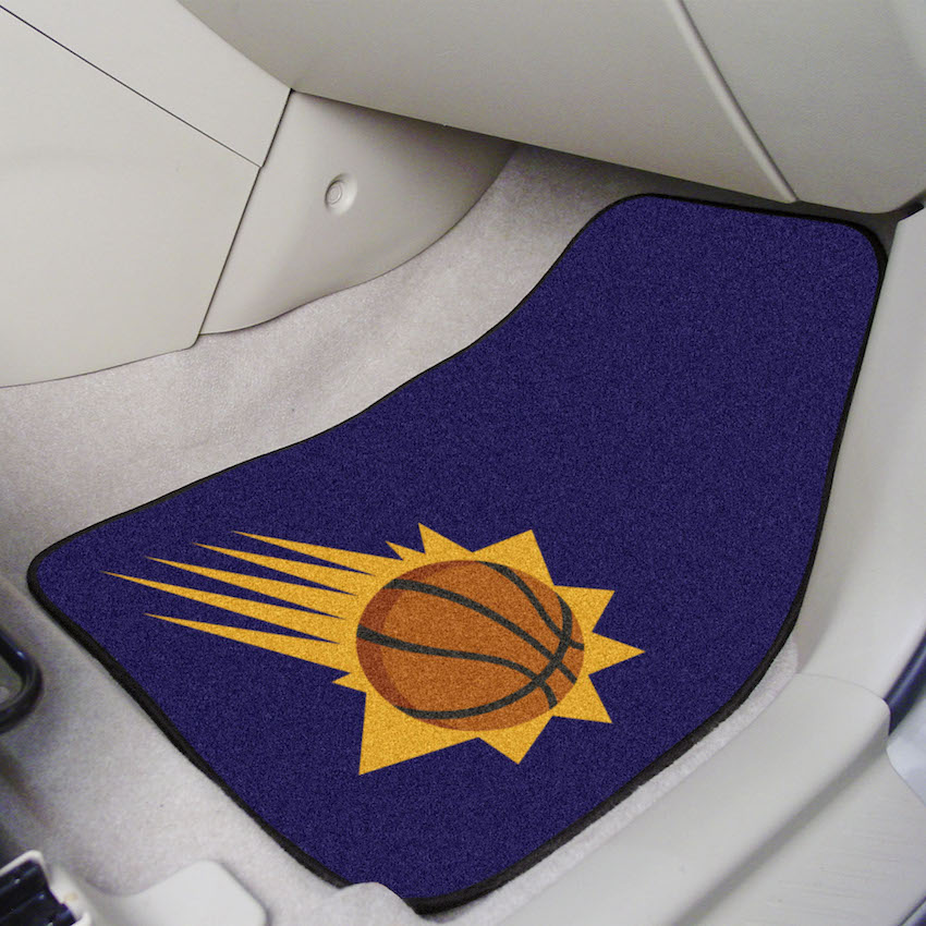 Phoenix Suns Car Floor Mats 18 x 27 Carpeted-Pair