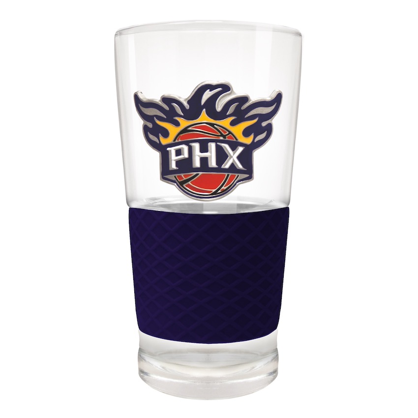 Phoenix Suns 22 oz Pilsner Glass with Silicone Grip