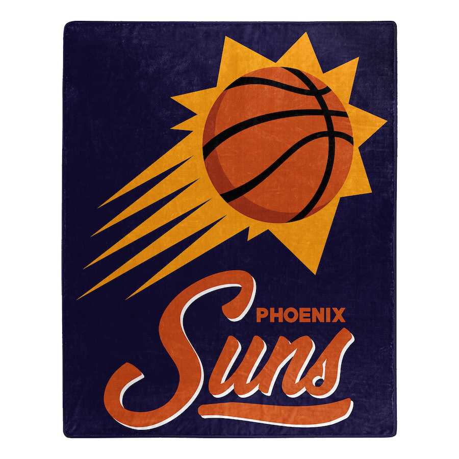 Phoenix Suns Plush Fleece Raschel Blanket 50 x 60