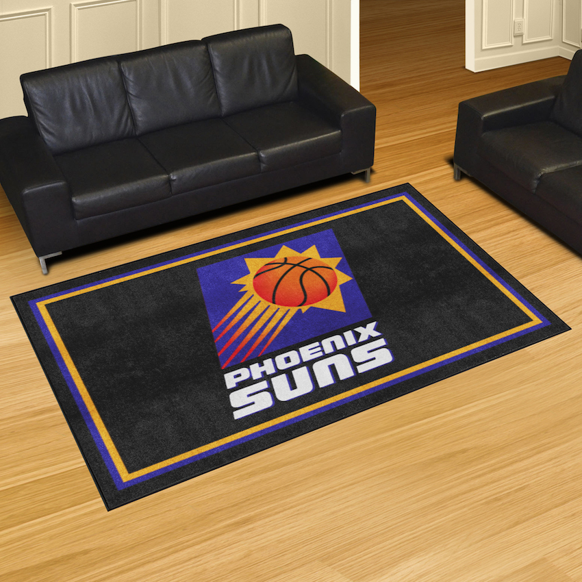 Phoenix Suns Vintage 5x8 Area Rug - Throwback Logo