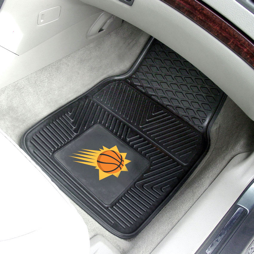 Phoenix Suns Car Floor Mats 18 x 27 Heavy Duty Vinyl Pair