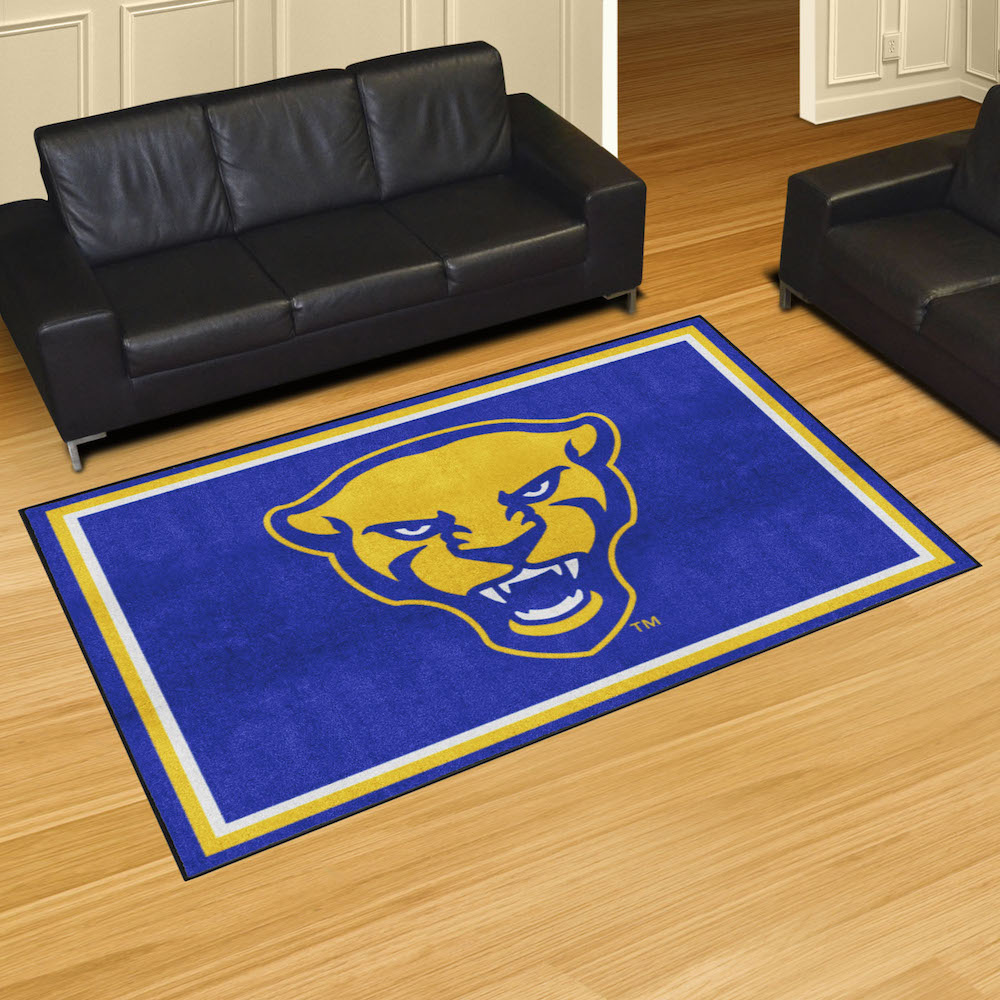 Pittsburgh Panthers 5x8 Area Rug - Alt Logo