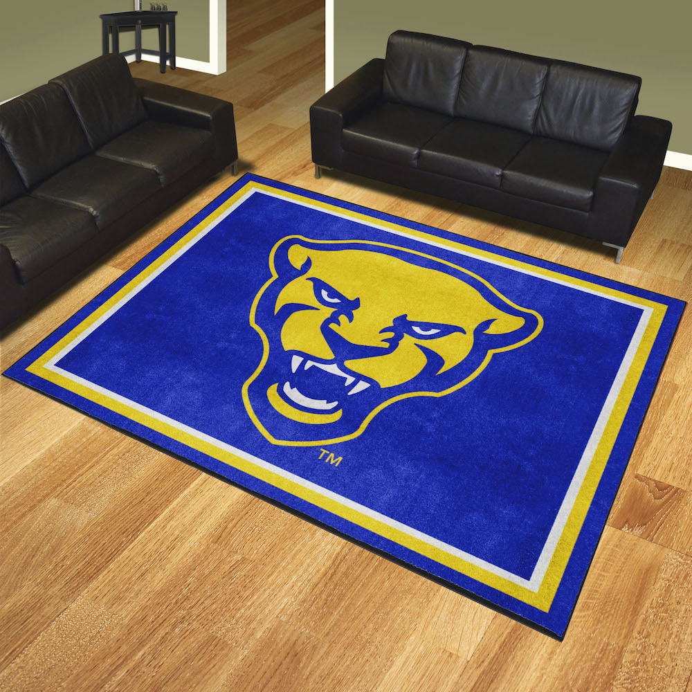 Pittsburgh Panthers 8x10 Area Rug - Alt Logo