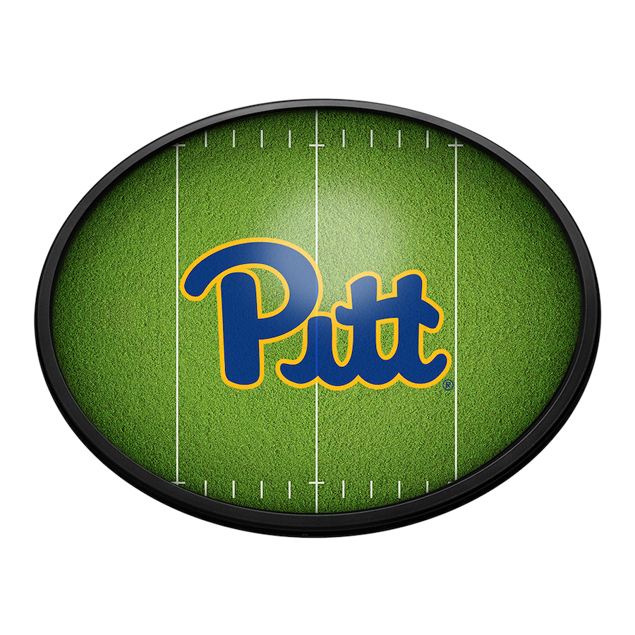 Pittsburgh Panthers ON THE 50 Slimline LED Wall Sign ~ OVAL