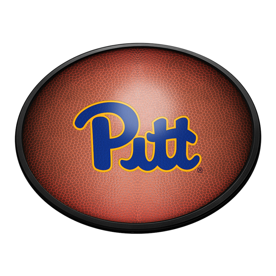 Pittsburgh Panthers PIGSKIN Slimline LED Wall Sign ~ OVAL