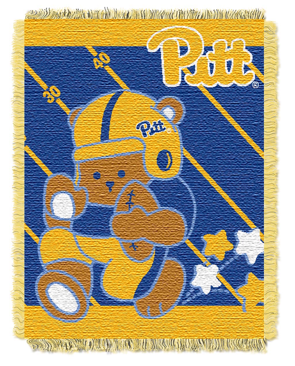 Pittsburgh Panthers Woven Baby Blanket 36 x 48