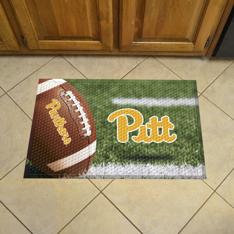 Pittsburgh Panthers Ball Style SCRAPER Door Mat