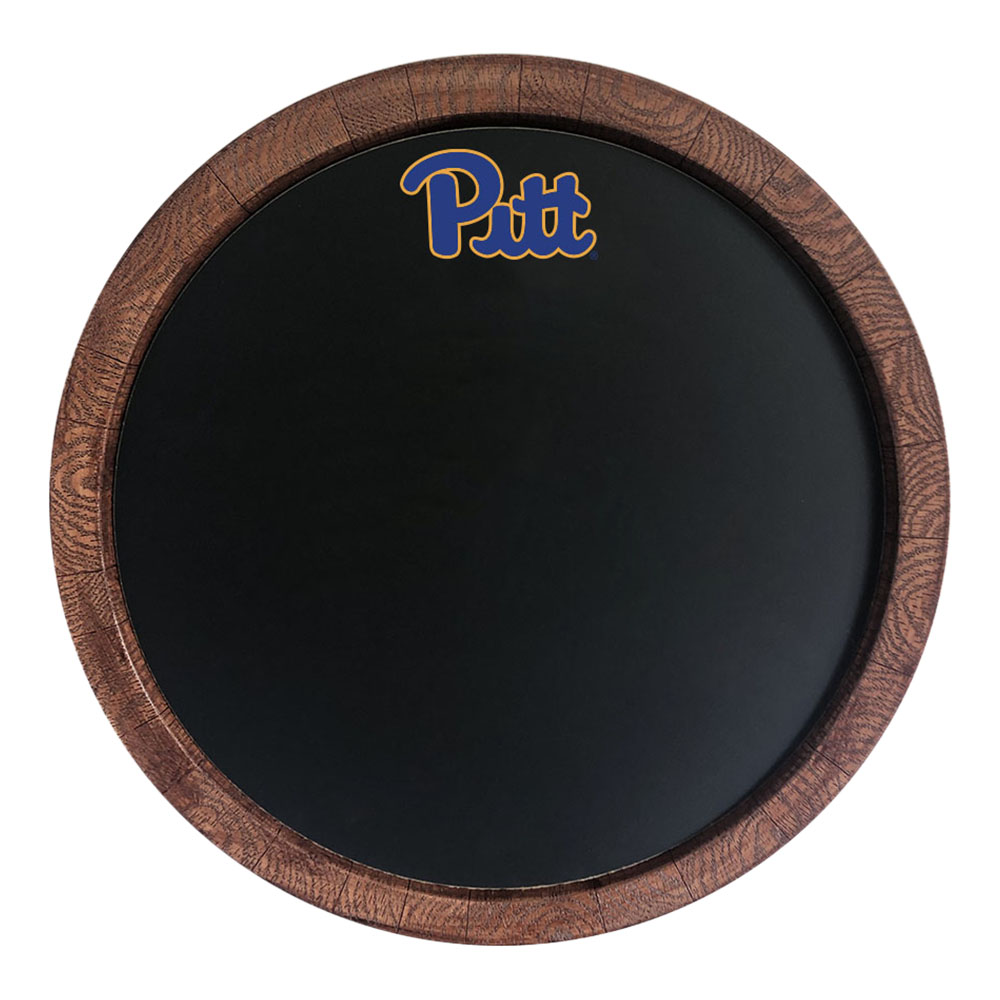 Pittsburgh Panthers Chalkboard FAUX Barrel Top Sign