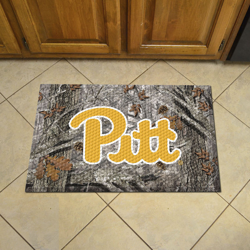 Pittsburgh Panthers Camo Style SCRAPER Door Mat