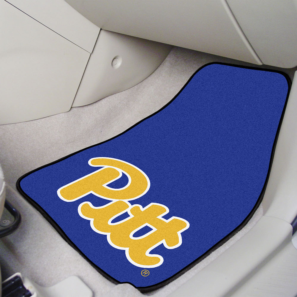 Pittsburgh Panthers Car Floor Mats 18 x 27 Carpeted-Pair