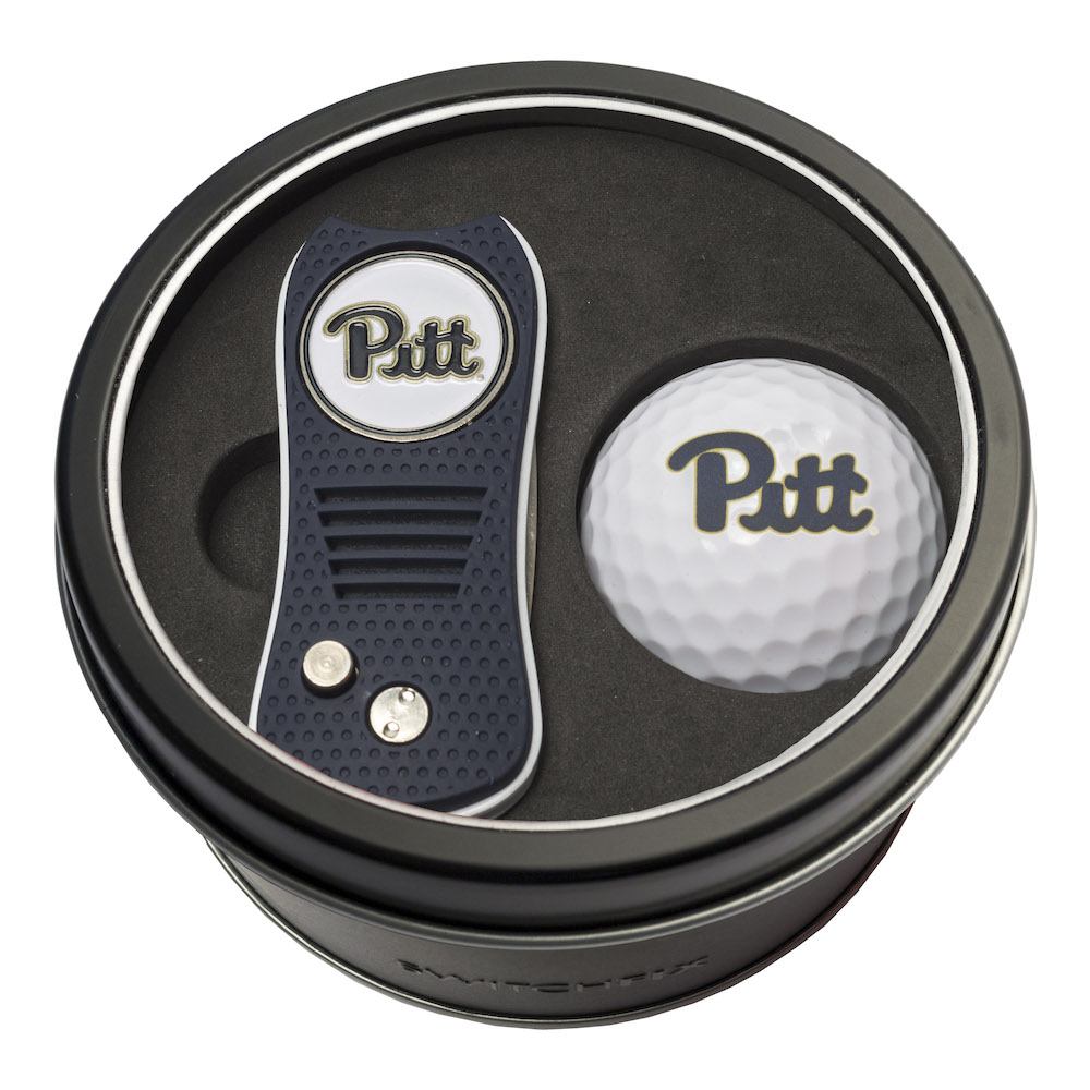 Pittsburgh Panthers Switchblade Divot Tool and Golf Ball Gift Pack