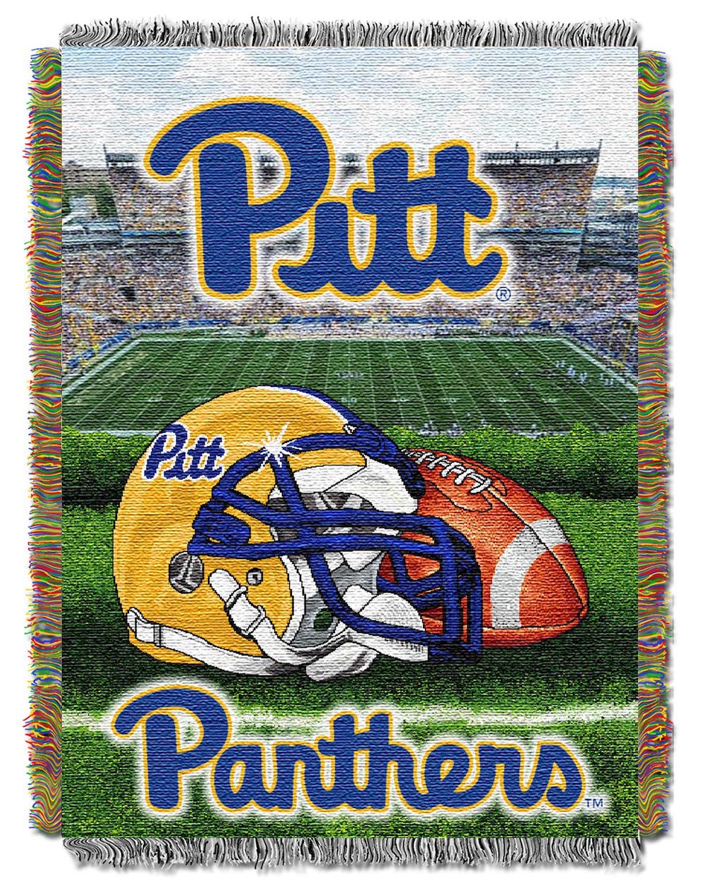 Pittsburgh Panthers Home Field Advantage Series Tapestry Blanket 48 x 60