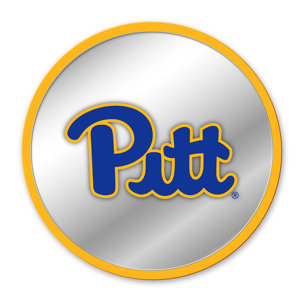 Pittsburgh Panthers Modern Disc Mirrored Wall Sign