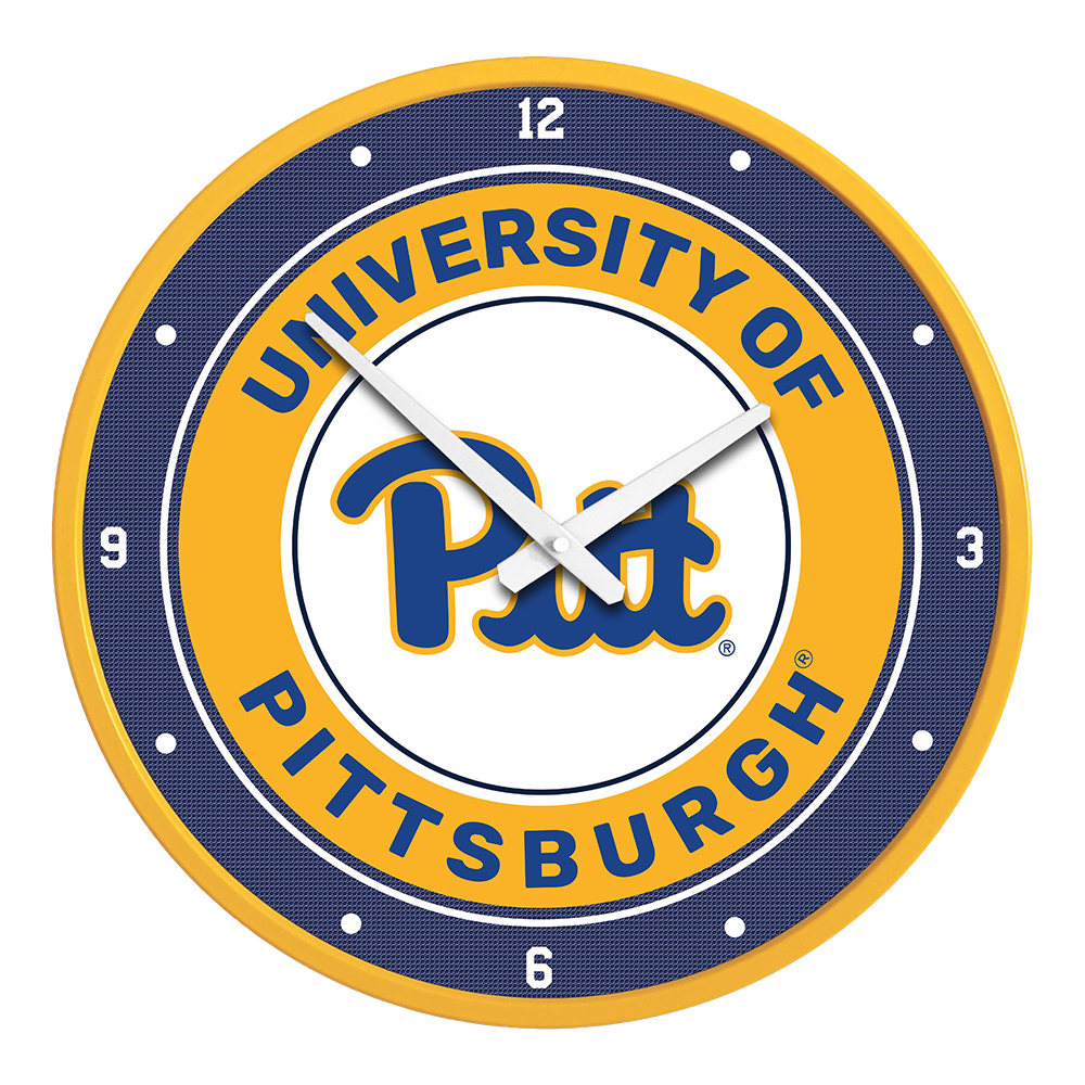 Pittsburgh Panthers Modern Disc Wall Clock