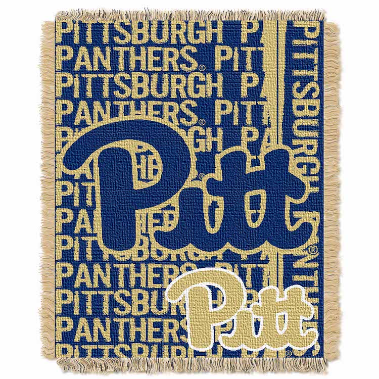 Pittsburgh Panthers Double Play Tapestry Blanket 48 x 60