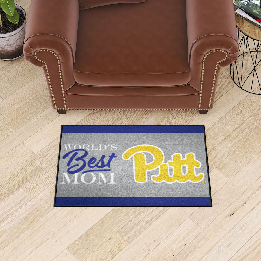 Pittsburgh Panthers 20 x 30 WORLDS BEST MOM Floor Mat