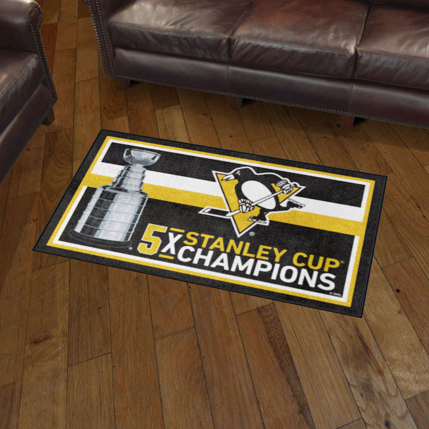 Pittsburgh Penguins 3 x 5 DYNASTY Area Rug