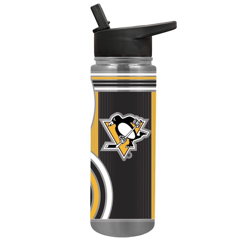 Pittsburgh Penguins COOL VIBES 24 oz Thirst Hydration Water Bottle