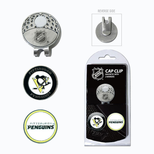 Pittsburgh Penguins Hat Clip With 2 Ball Markers