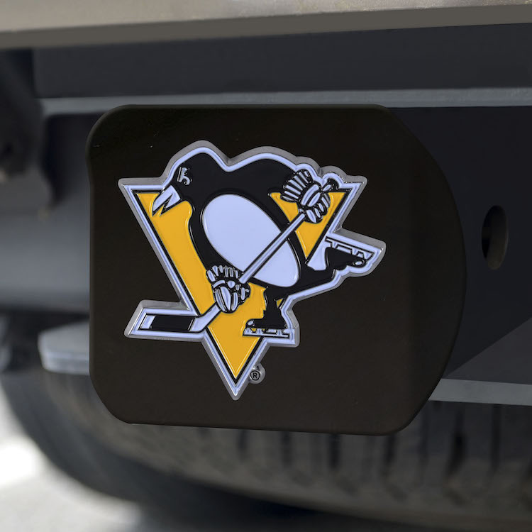 Pittsburgh Penguins Black and Color Trailer Hitch Cover