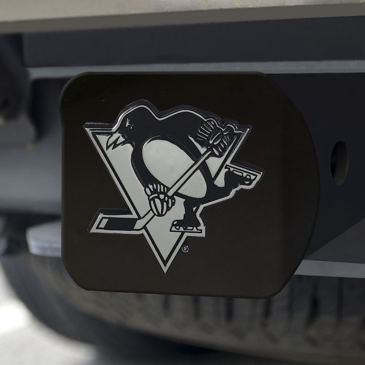 Pittsburgh Penguins BLACK Trailer Hitch Cover