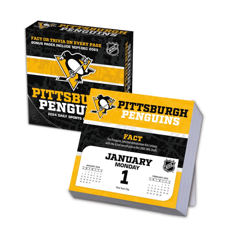 Pittsburgh Penguins 2023 NHL Page-A-Day Box Calendar - Buy at KHC Sports