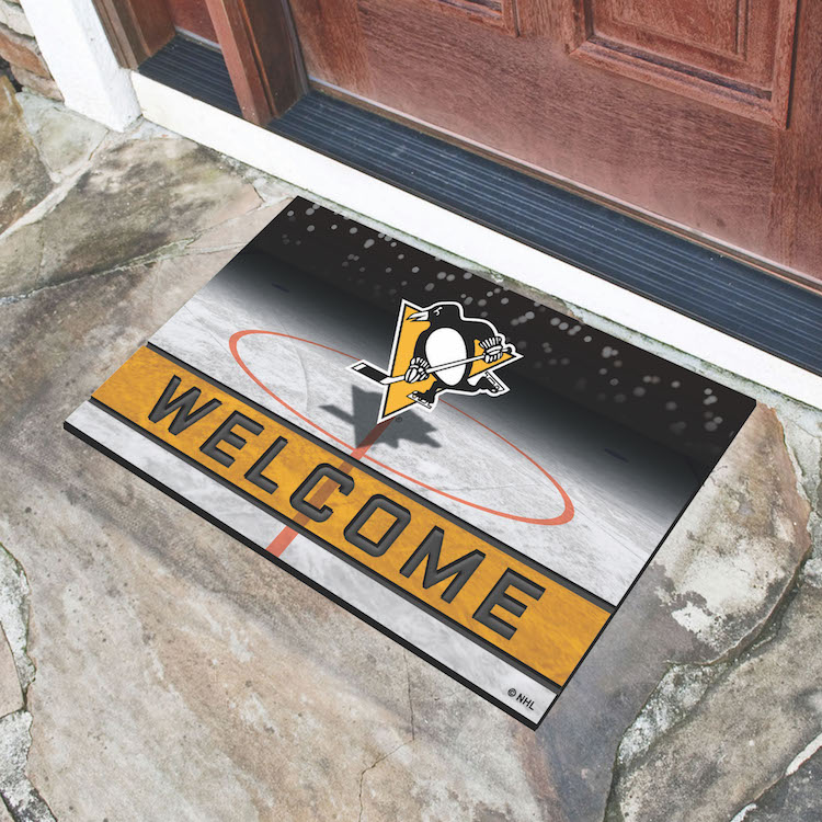 Pittsburgh Penguins Recycled Crumb Rubber Door Mat