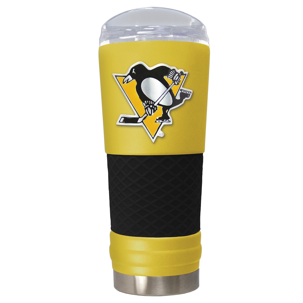 Pittsburgh Penguins 24 oz DRAFT SERIES NHL Powder Coated Insulated Travel Tumbler