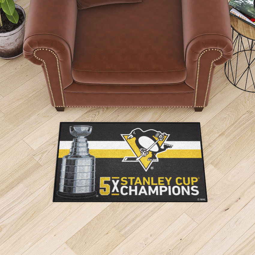 Pittsburgh Penguins DYNASTY Floor Mat - 20 x 30 inch Starter style