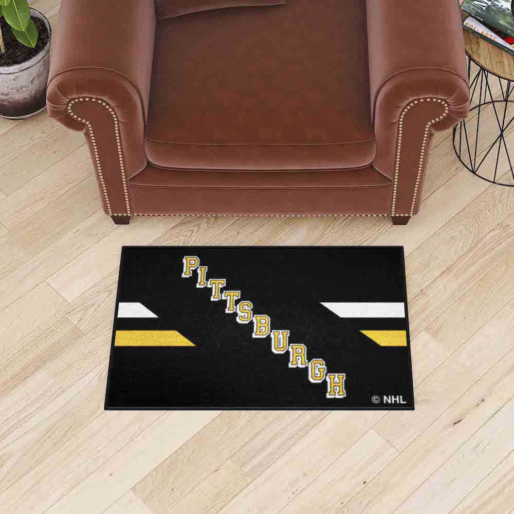 Pittsburgh Penguins UNIFORM Themed Floor Mat