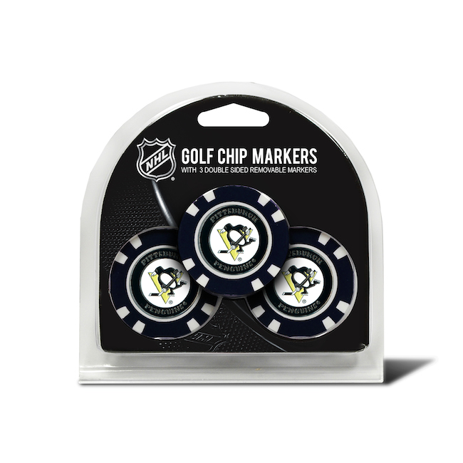 Pittsburgh Penguins 3 Pack Golf Chips