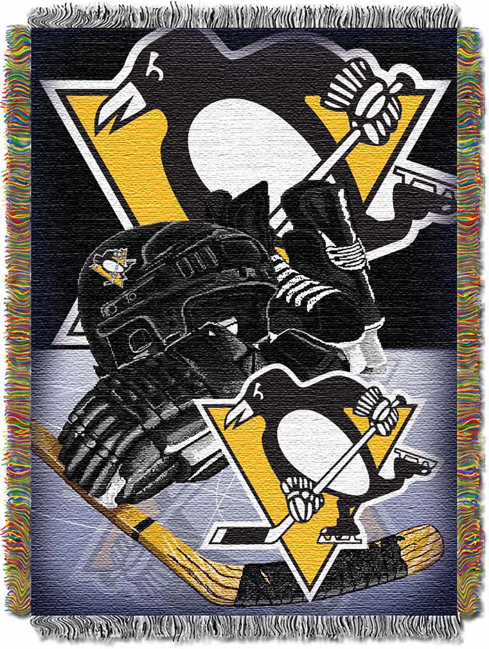 Pittsburgh Penguins Home Ice Advantage Series Tapestry Blanket 48 x 60