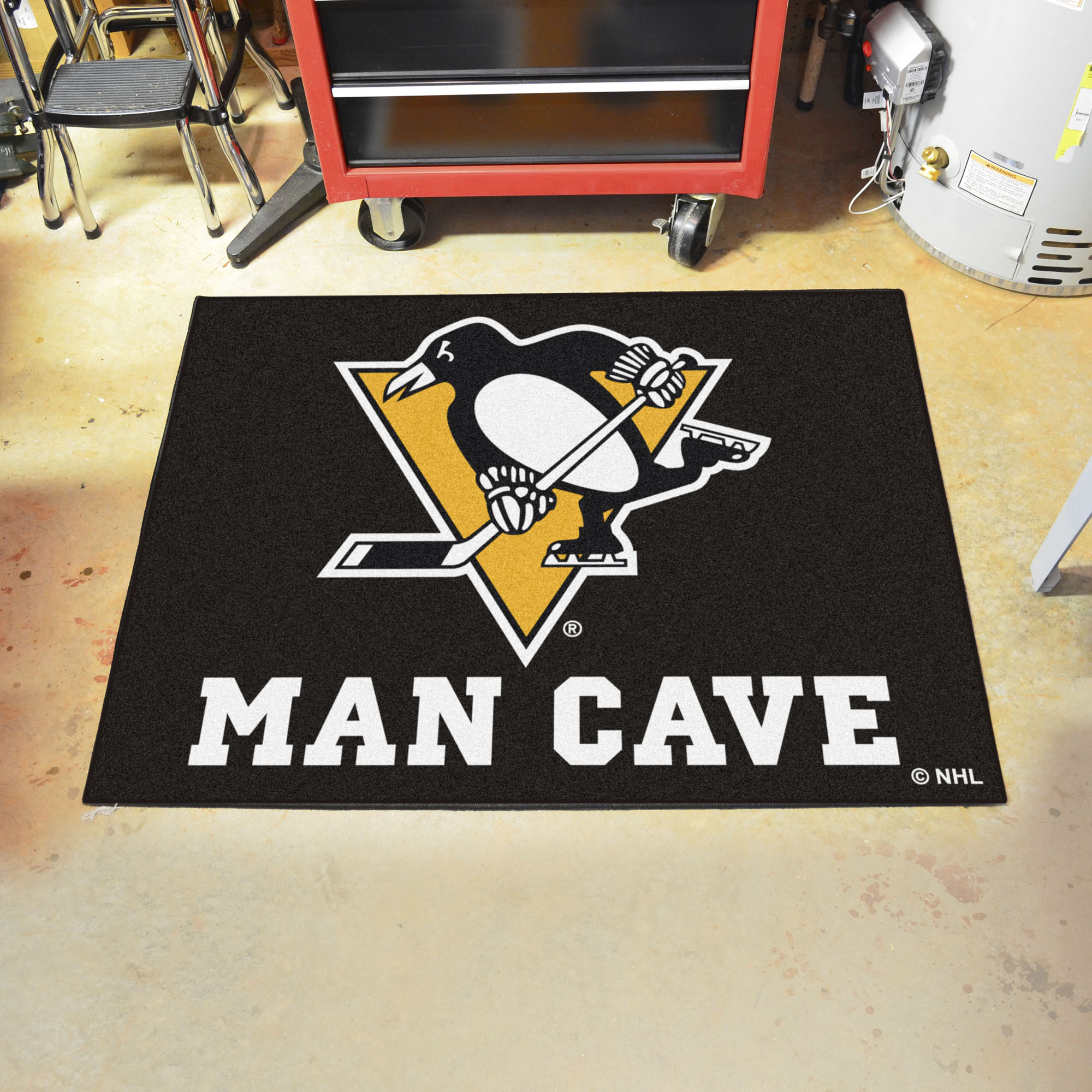 Pittsburgh Penguins ALL STAR 34 x 45 MAN CAVE Floor Mat