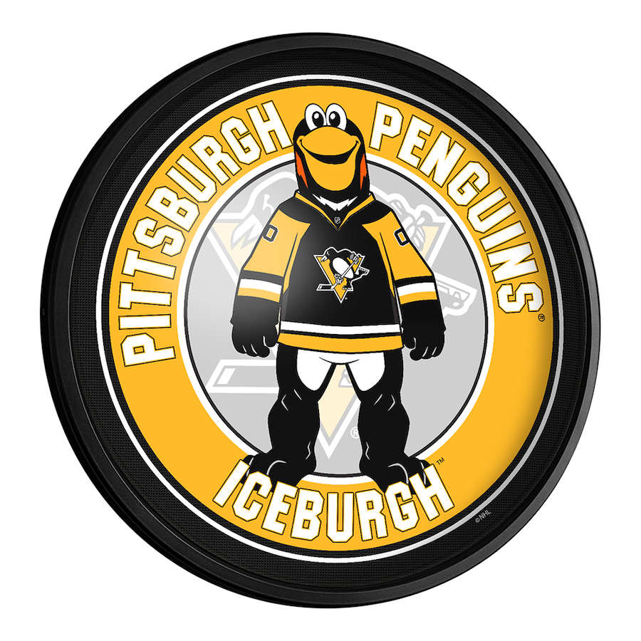 Pittsburgh Penguins MASCOT Slimline LED Wall Sign