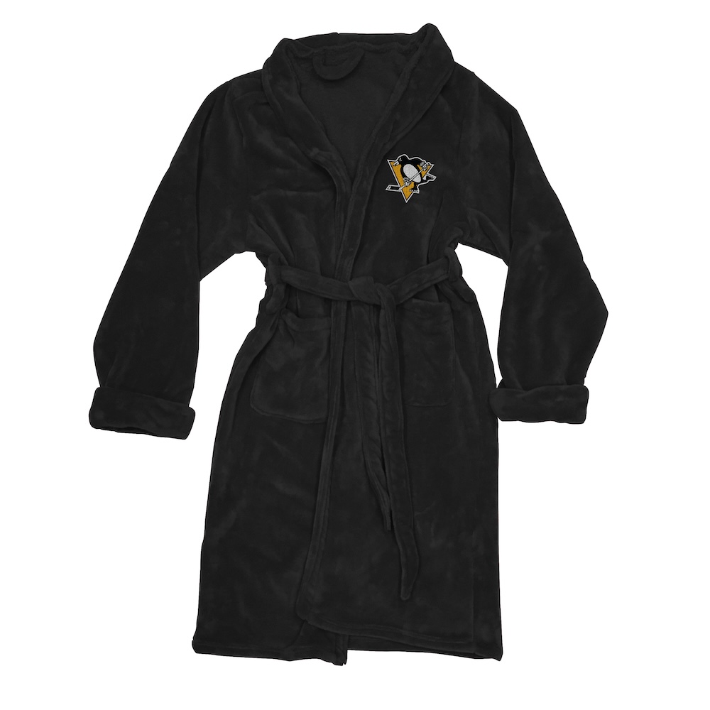 Pittsburgh Penguins Mens Silk Touch Bath Robe (L/XL)