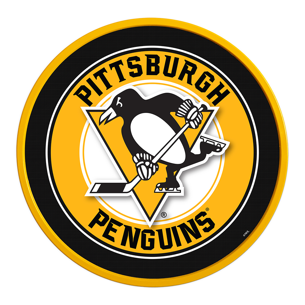 Pittsburgh Penguins Modern Disc Wall Sign