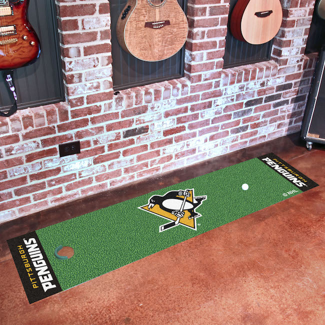 Pittsburgh Penguins Putting Green Mat 18 x 72