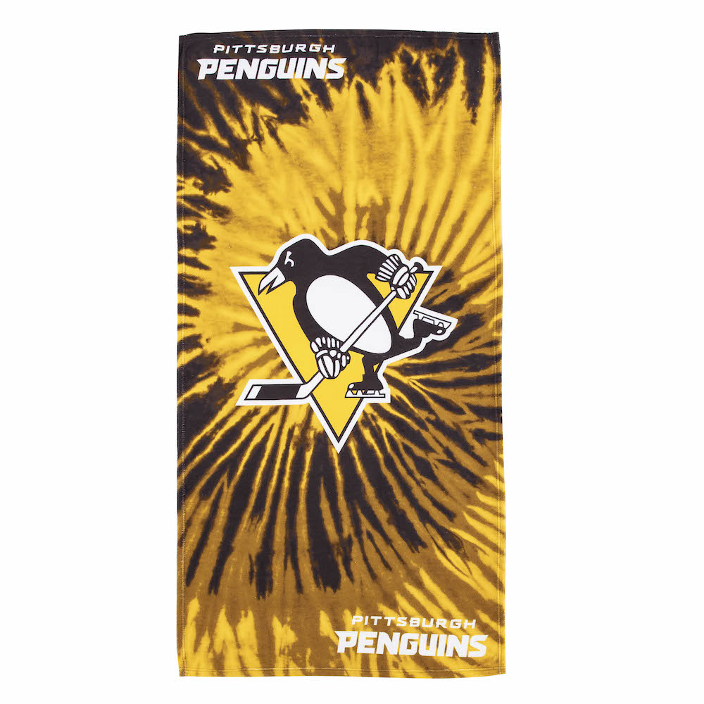 Pittsburgh Penguins Pyschedelic 30x60 Beach Towel