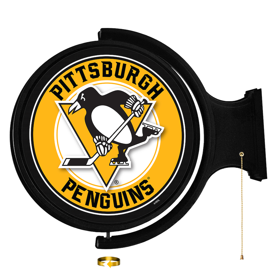 Pittsburgh Penguins LED Rotating Wall Sign