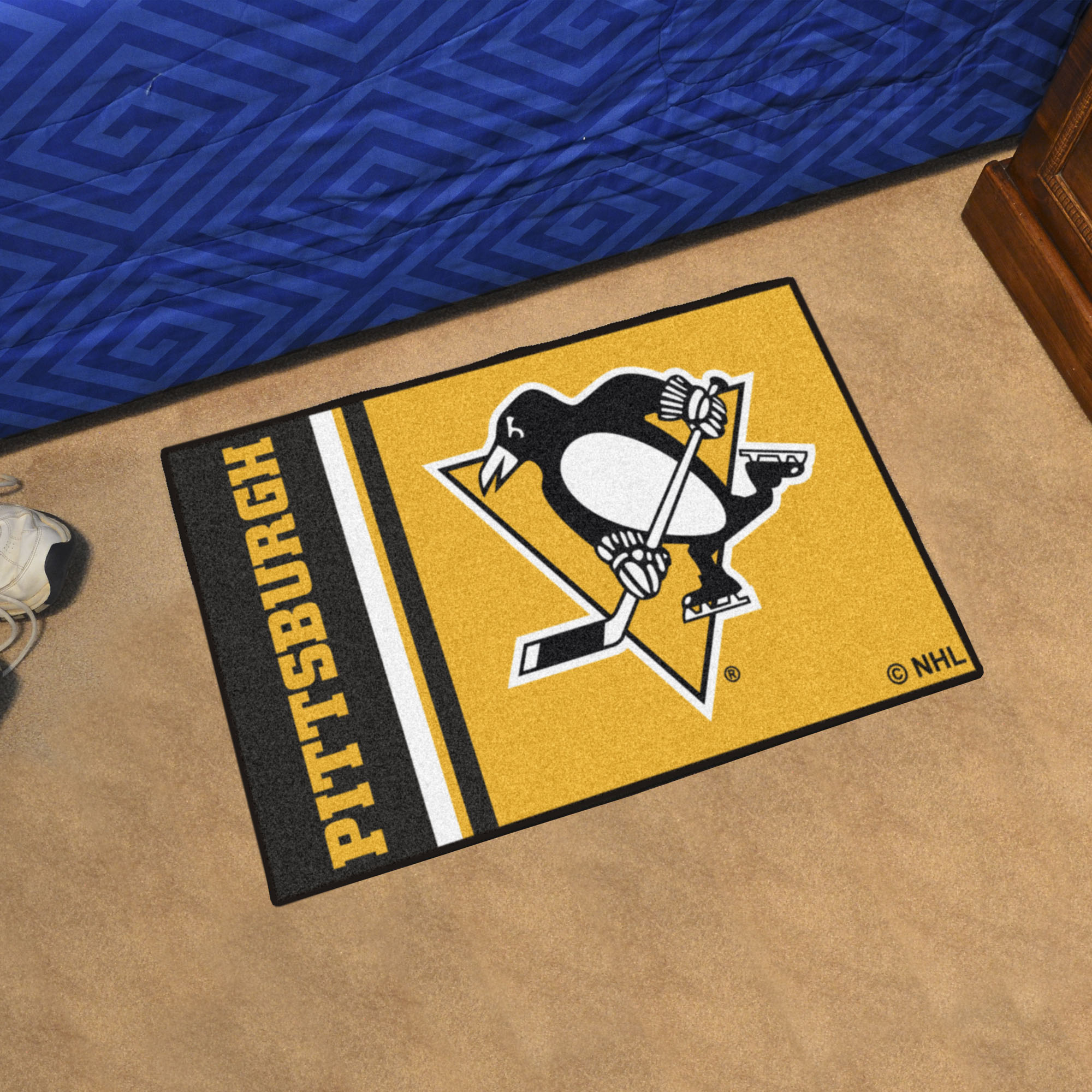 Pittsburgh Penguins 20 x 30 Uniform Inspired Starter Rug