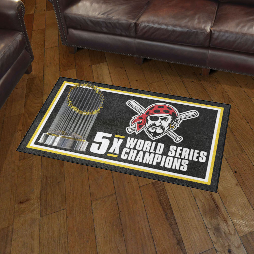 Pittsburgh Pirates 3 x 5 DYNASTY Area Rug