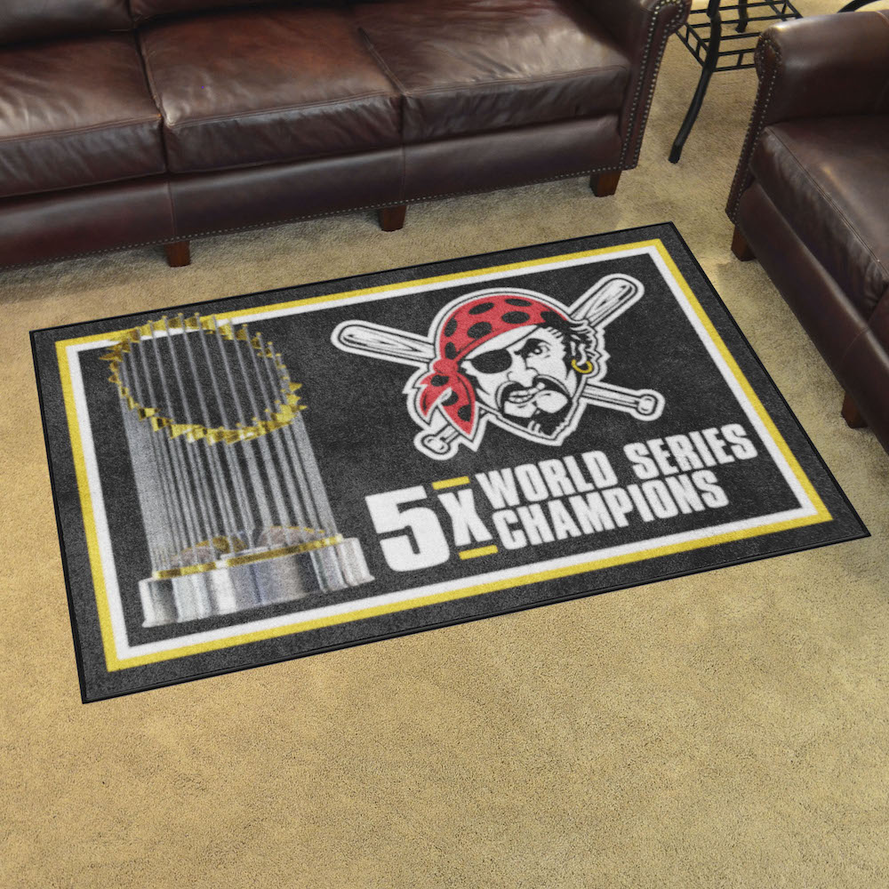 Pittsburgh Pirates 4 x 6 DYNASTY Area Rug