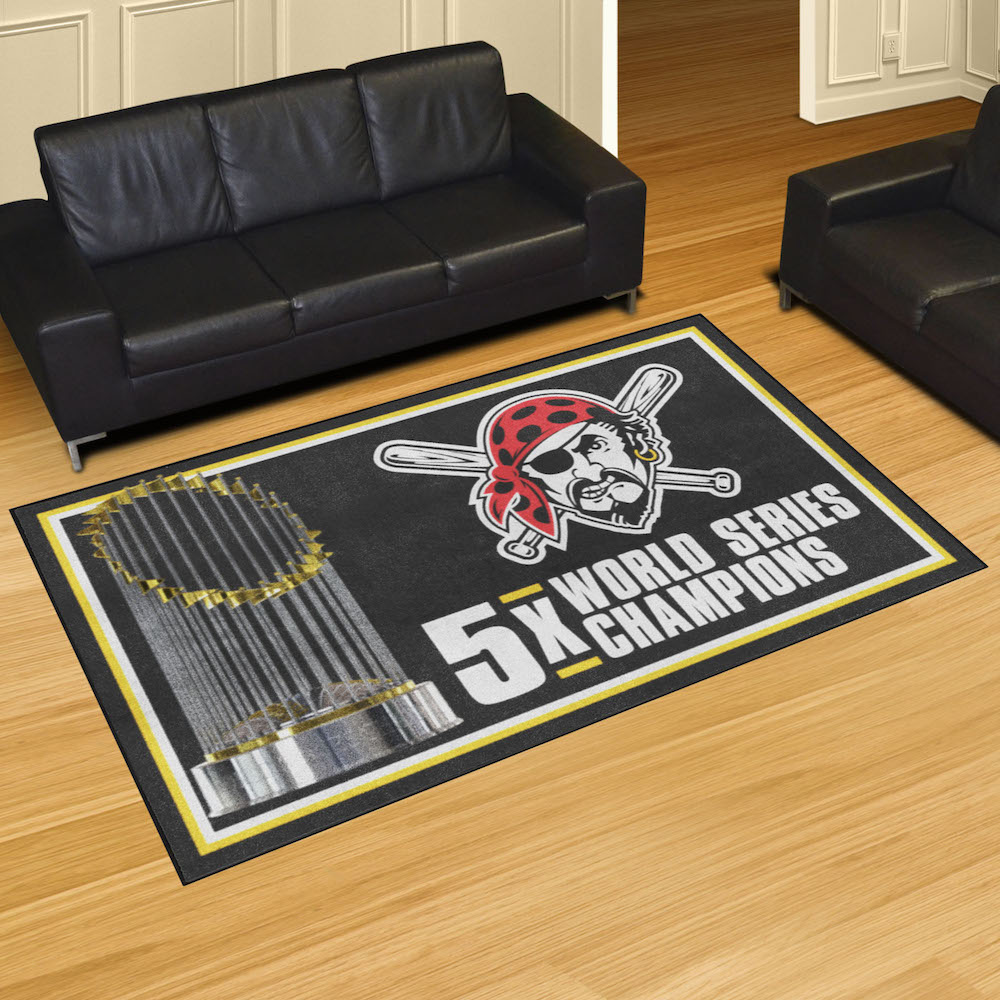 Pittsburgh Pirates 5 x 8 DYNASTY Area Rug