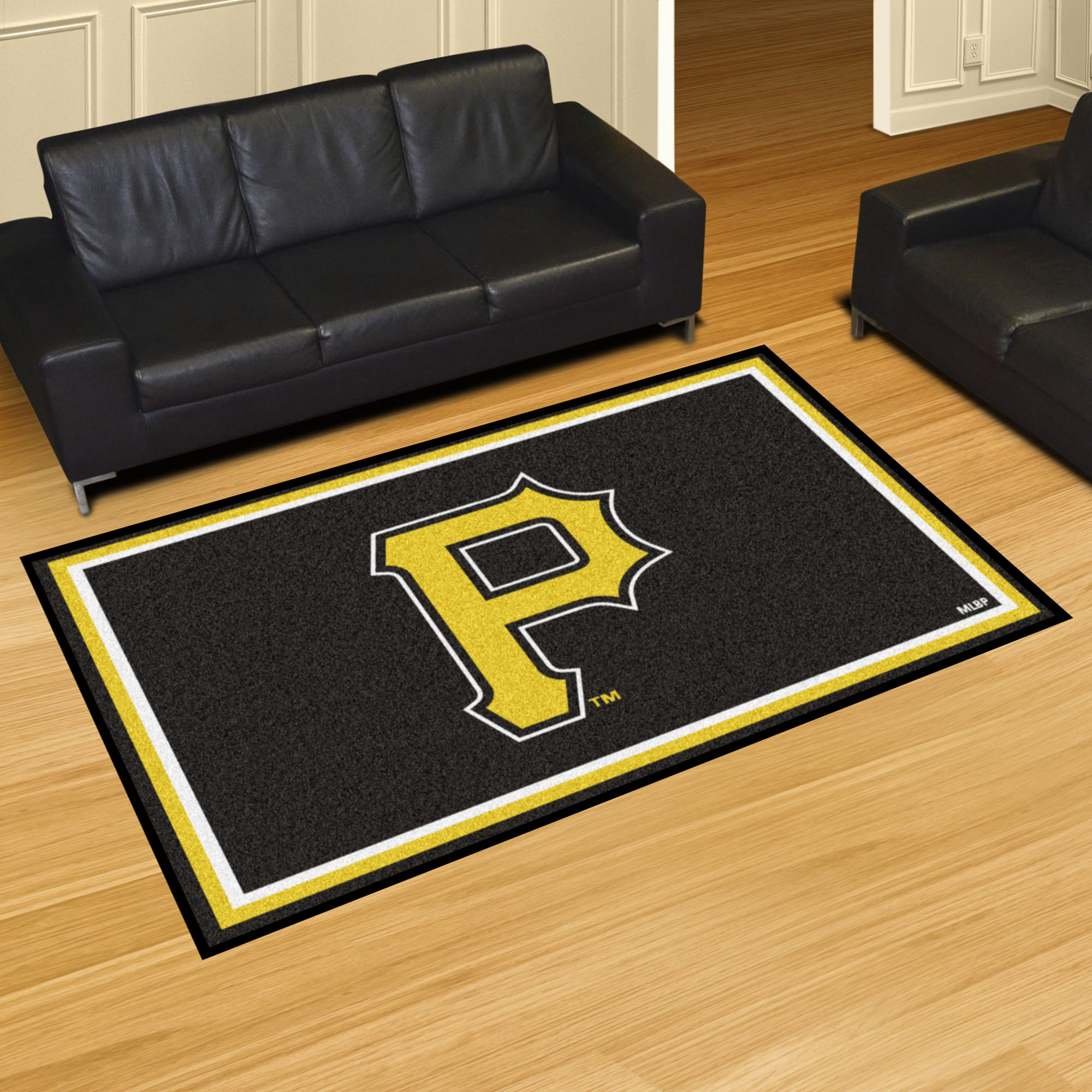 Pittsburgh Pirates 5x8 Area Rug