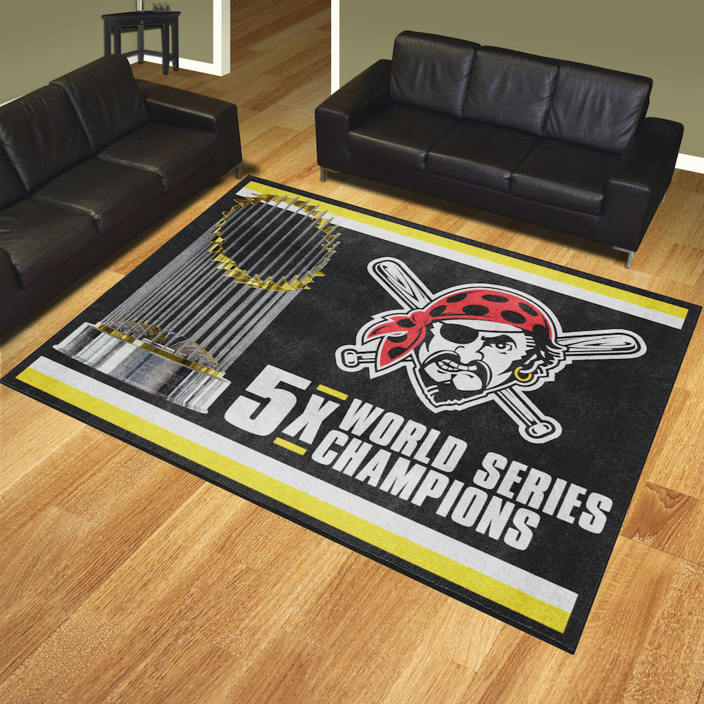 Pittsburgh Pirates 8 x 10 DYNASTY Area Rug