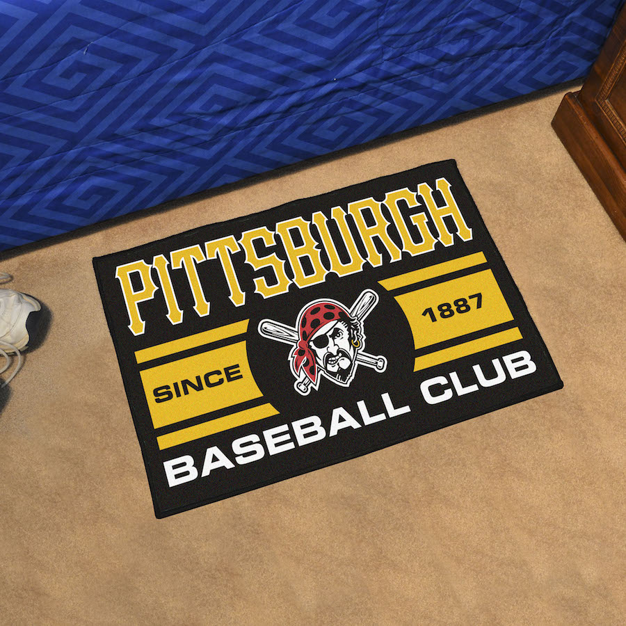 Pittsburgh Pirates ALT LOGO 20 x 30 Uniform STARTER Floor Mat